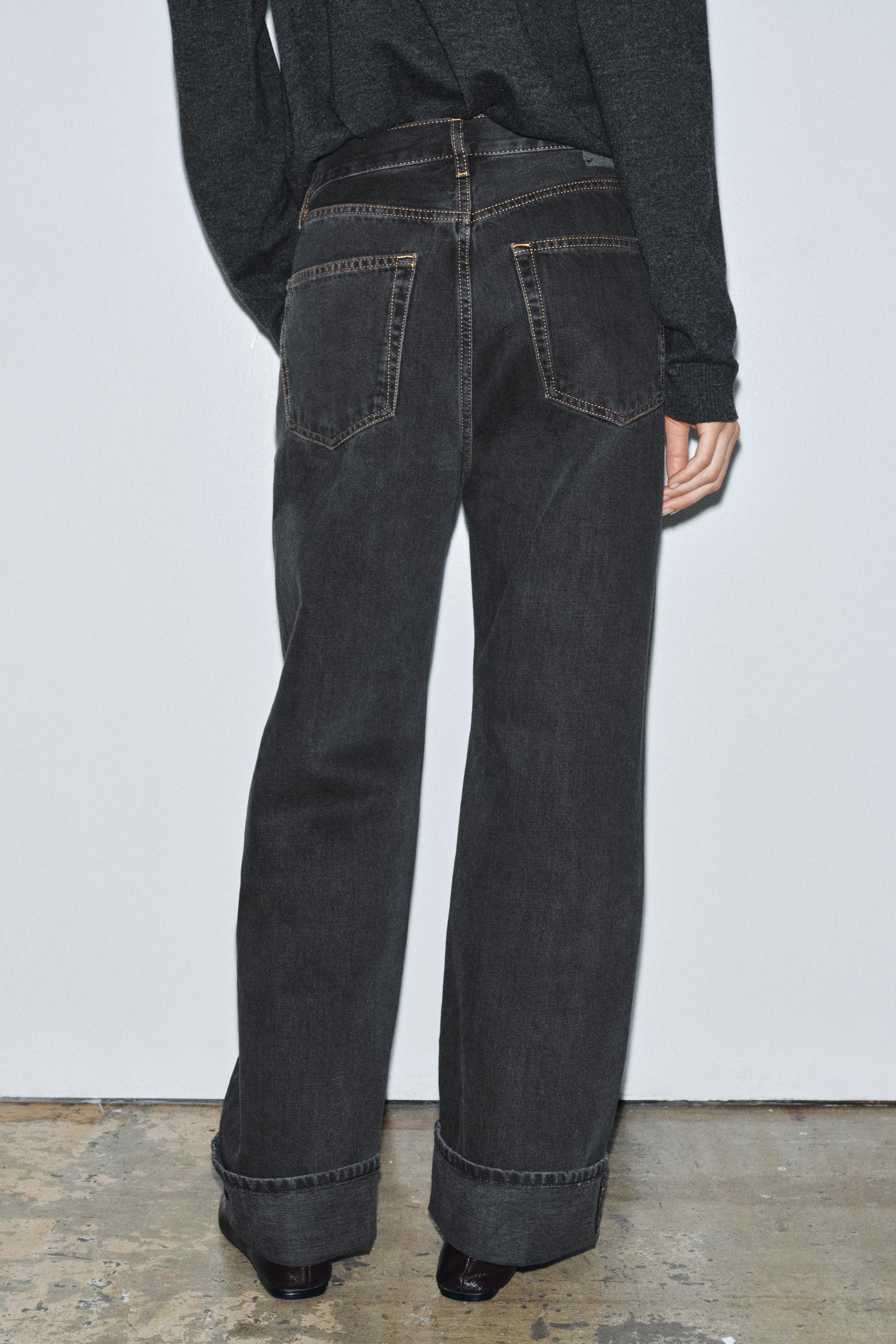 ZW COLLECTION MID-RISE BAGGY JEANS